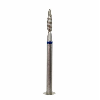 2.1mm deimantinis liepsnelės formos antgalis tornadas (užapvalintu galiuku)