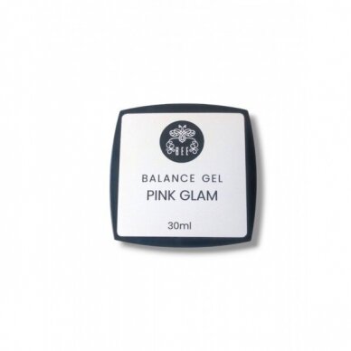Balance Nail Gel "PINK GLAM"- Savaime išsilyginantis rožinis gelis su blizgučiais 30ml. Balance Nail Gel "PINK GLAM"- Savaime išsilyginantis rožinis gelis su blizgučiais 30ml.