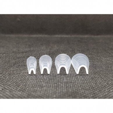 Full Cover Dual Tips Almond Shape/ Pilno dengimo migdolo formos viršutinės formelės 2