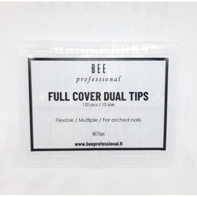 Full Cover Dual Tips/ Pilno dengimo kvadrato formos viršutinės formelės 2 Full Cover Dual Tips/ Pilno dengimo kvadrato formos viršutinės formelės 2