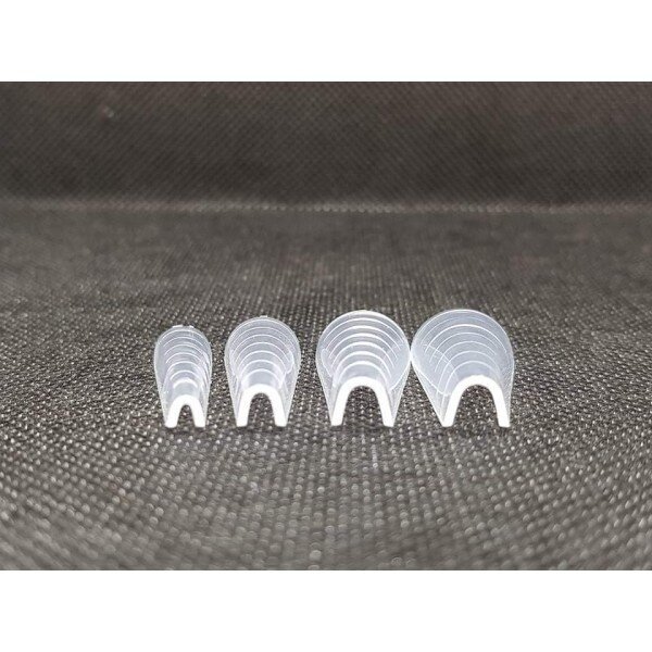 Full Cover Dual Tips Almond Shape/ Pilno dengimo migdolo formos viršutinės formelės 2