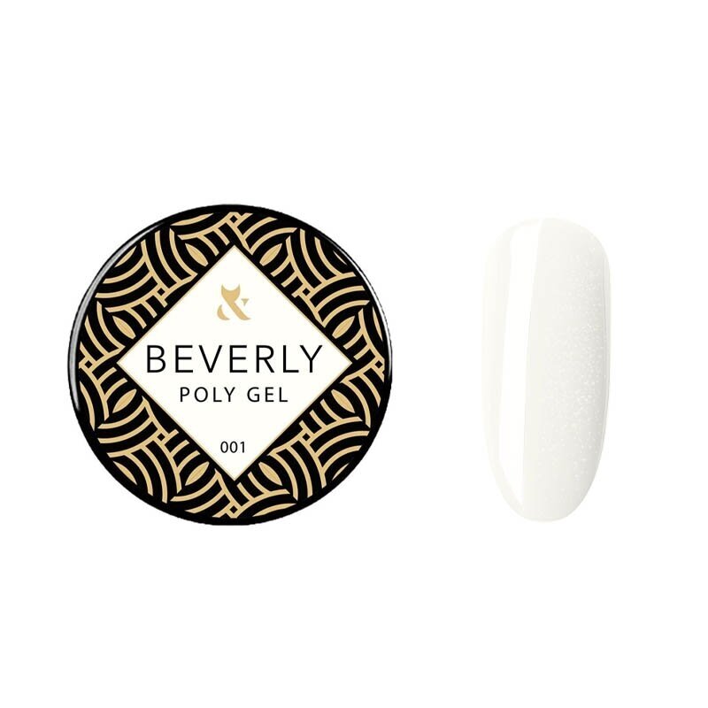 Poli gelis “Beverly” 30ml. Nr.001 Poli gelis “Beverly” 30ml. Nr.001