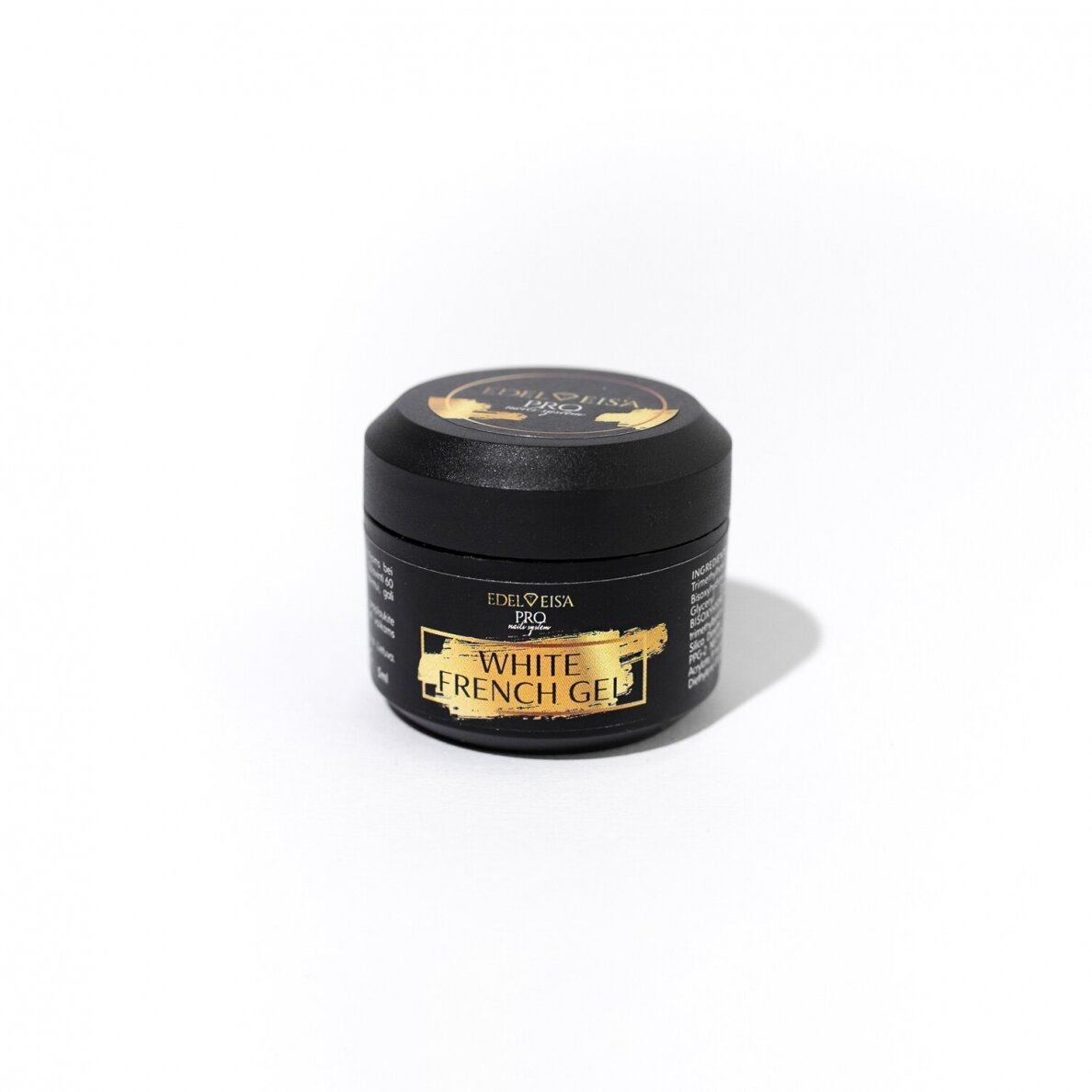 WHITE FRENCH balti geliniai dažai 5ml.